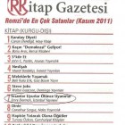 Remzi Kitabevi 2011 Kasım Ayı Çok Satanlar Listesi